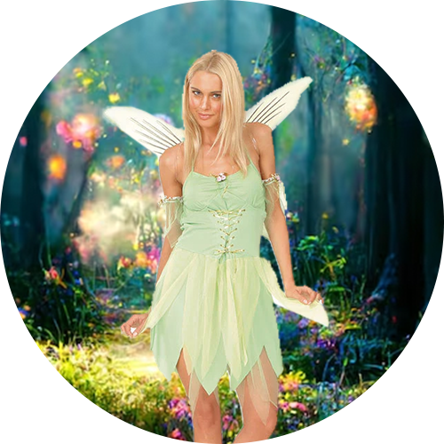green emerald velvet dress Louanne Fairy Costume – Dress and Wings Set (multicolor)-Role-Play for –  Speedy Monkey LLC main image 0