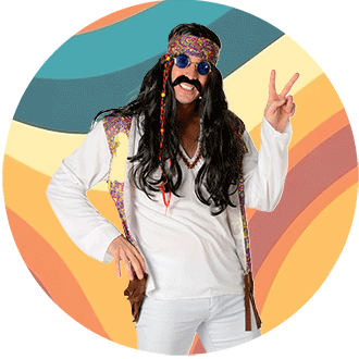 Shop Hippie 60s Costumes for Adults Kids Mega Fancy Dress Mega Fancy Dress UK