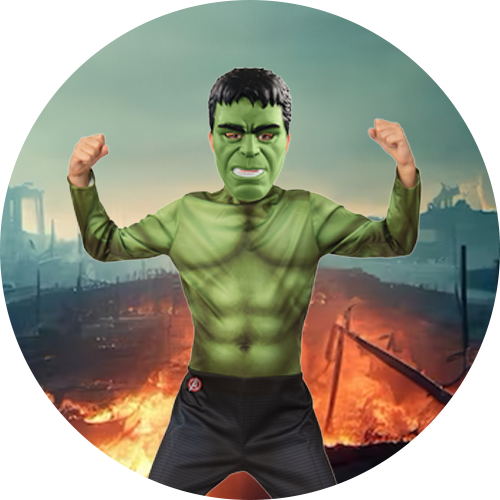 Licensed Hulk Fancy Dress Costumes