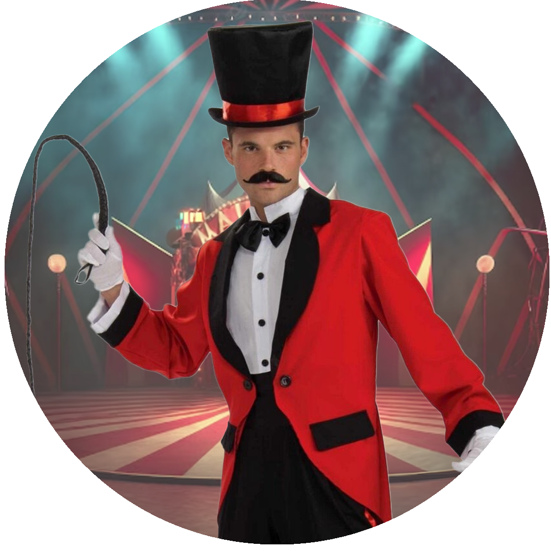 Men's Circus & Clown Costumes