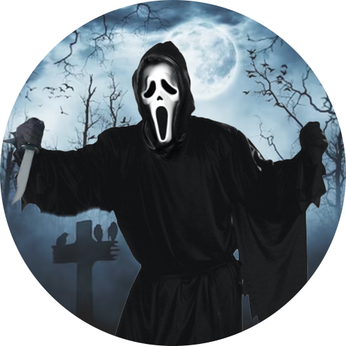 Licensed GhostFace Scream Horror Movie Costumes