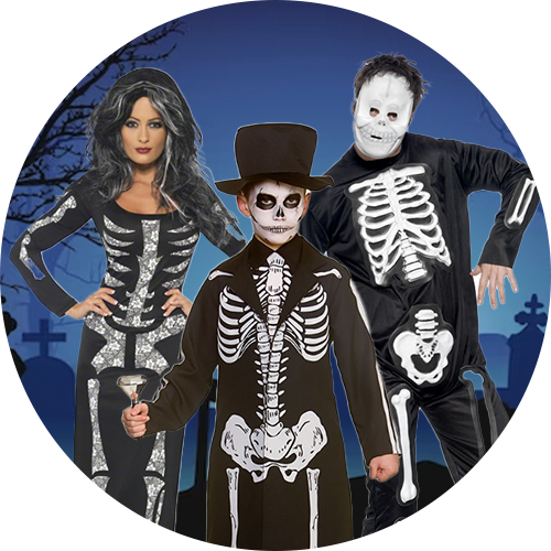 Halloween Fever Skeleton and Skeleton Tights - Adult Costume