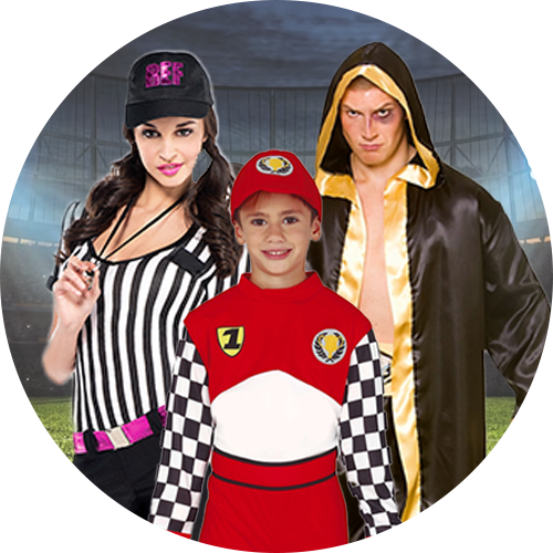 Sporting icons fancy dress shop