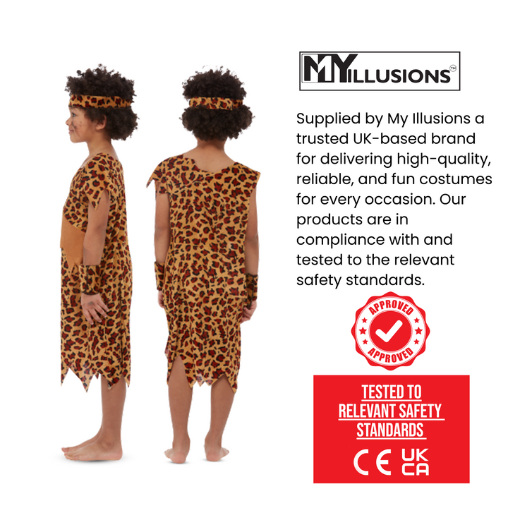 Prehistoric Cave Boy Fancy Dress Costume