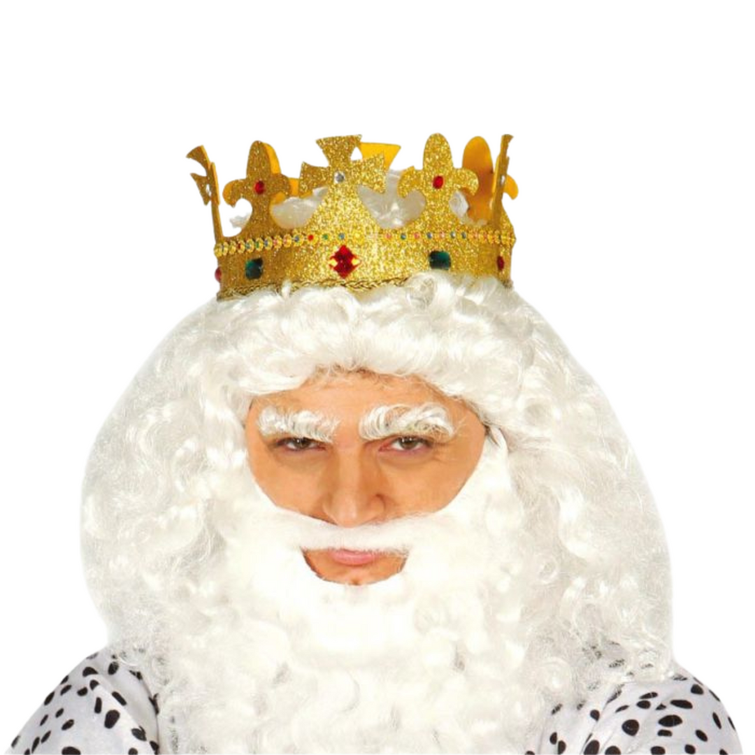 Adults King Crown Royal Christmas Fancy Dress Costume Accessory