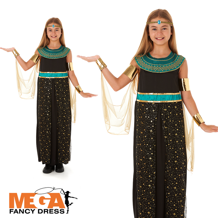 Girls Cleopatra Egyptian Historical Costume