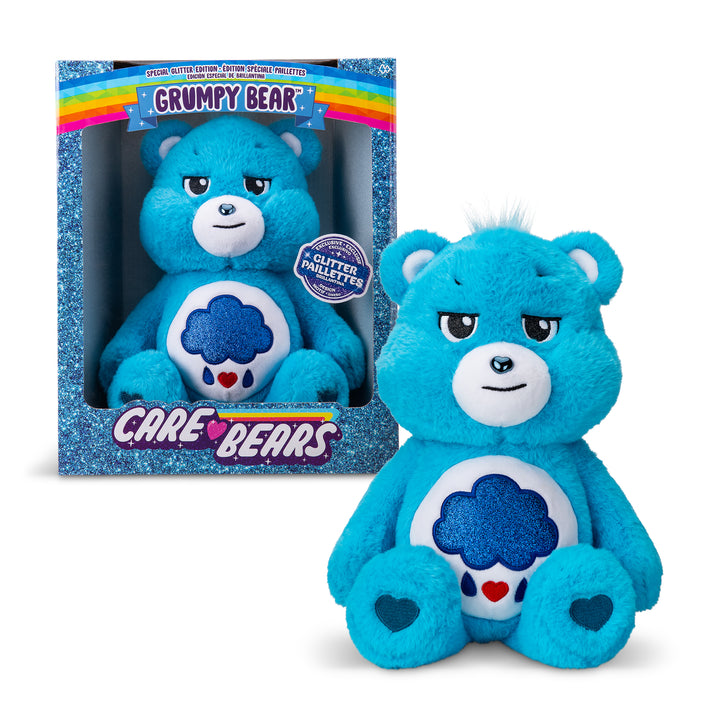 35cm Glitter Grumpy Care Bear Boxed