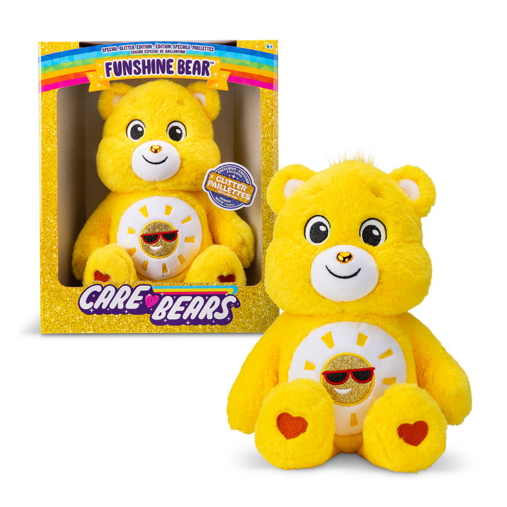 35cm Glitter Funshine Care Bear Boxed
