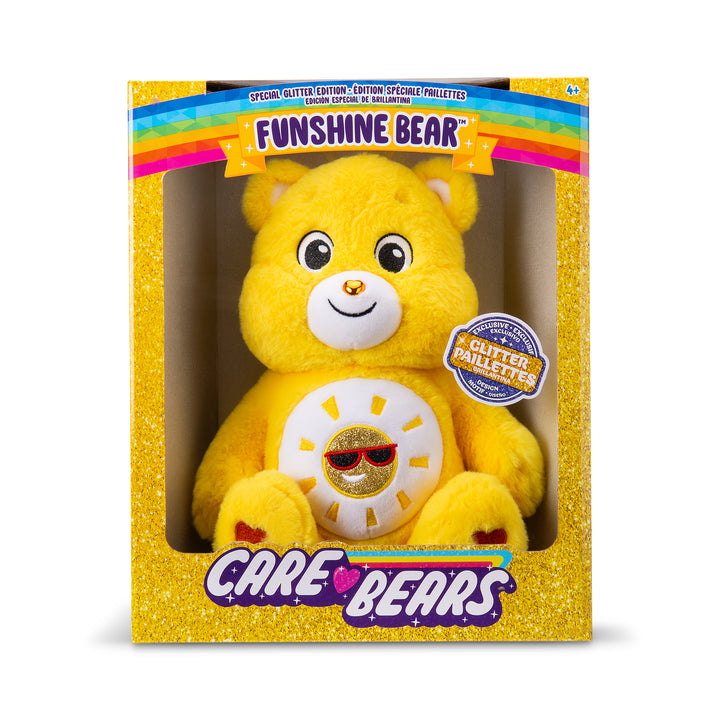 35cm Glitter Funshine Care Bear Boxed