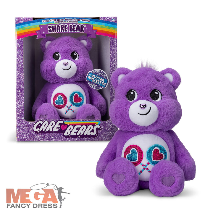 35cm Glitter Cheer Share Bear Boxed