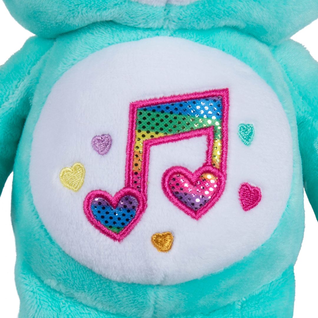 22cm Glitter Heartsong Care Bear