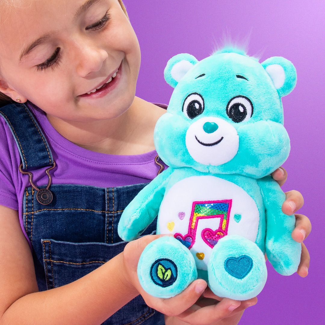 22cm Glitter Heartsong Care Bear