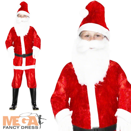 Kids Mini Santa Claus Costume