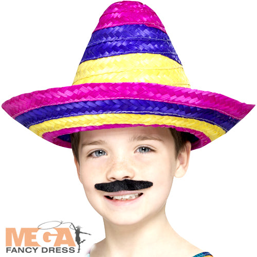 Mexican Sombrero Kids Hat Costume Accessory