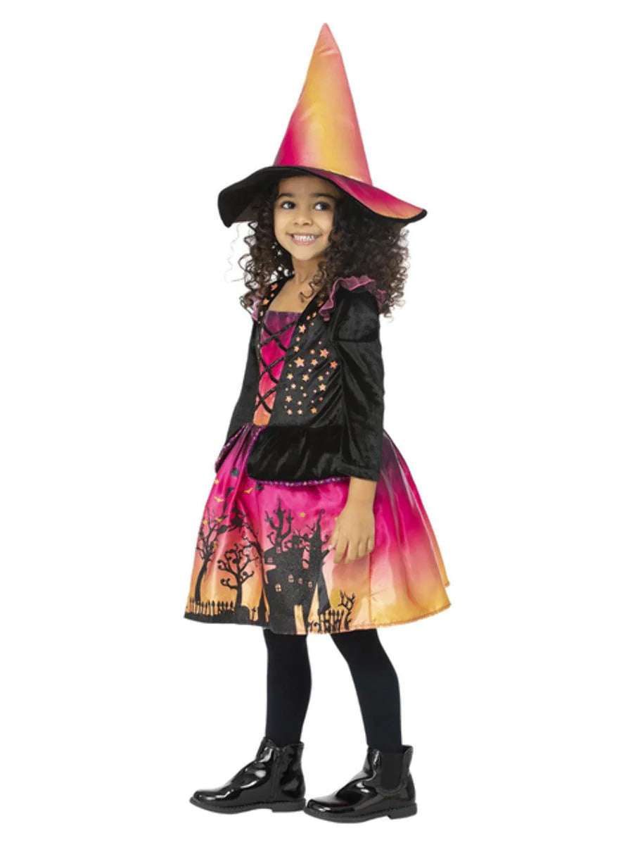 Girls Sunset Witch Costume