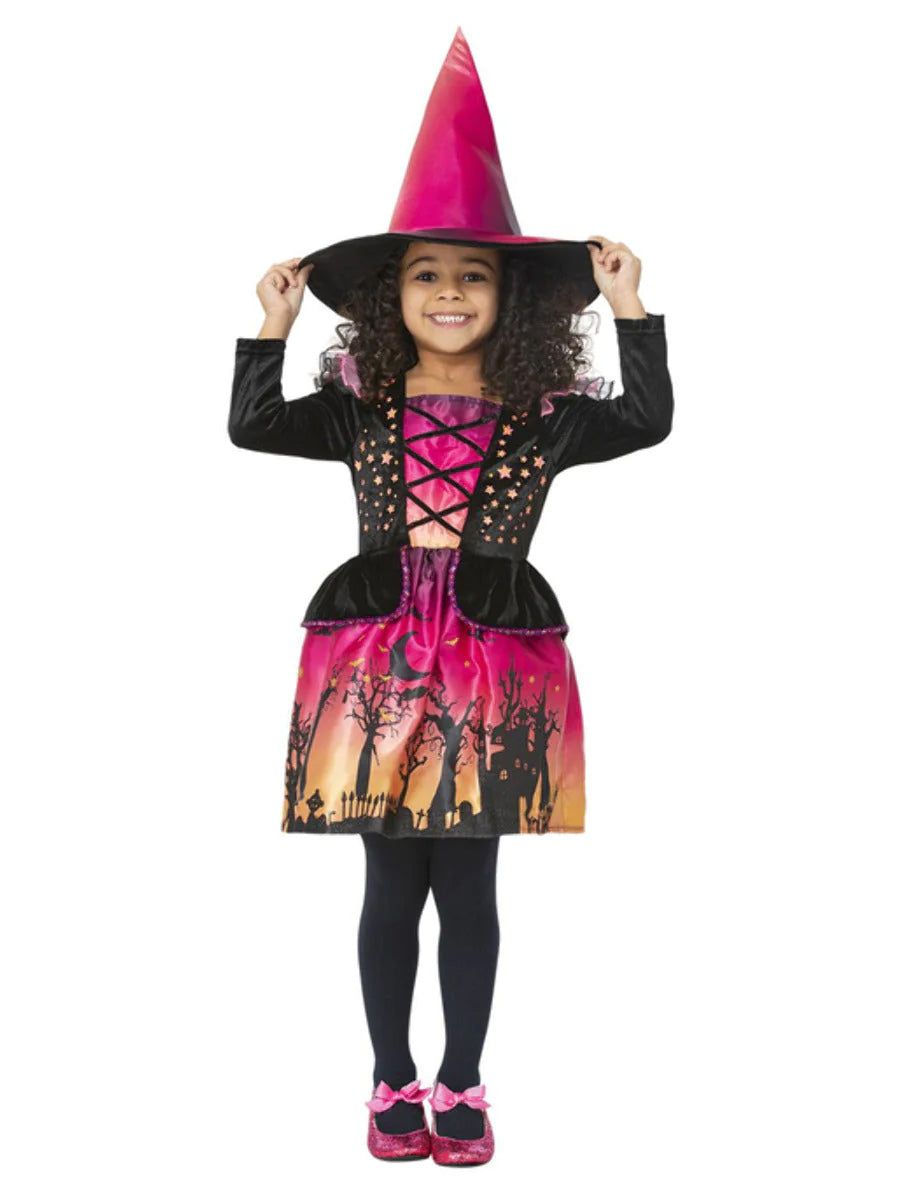 Girls Sunset Witch Costume