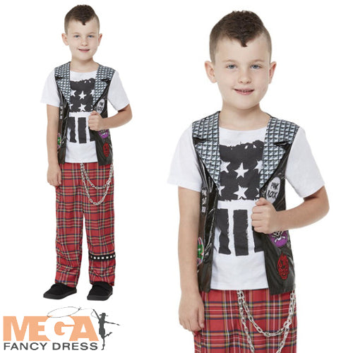 Boys 90s Punk Rocker Costume