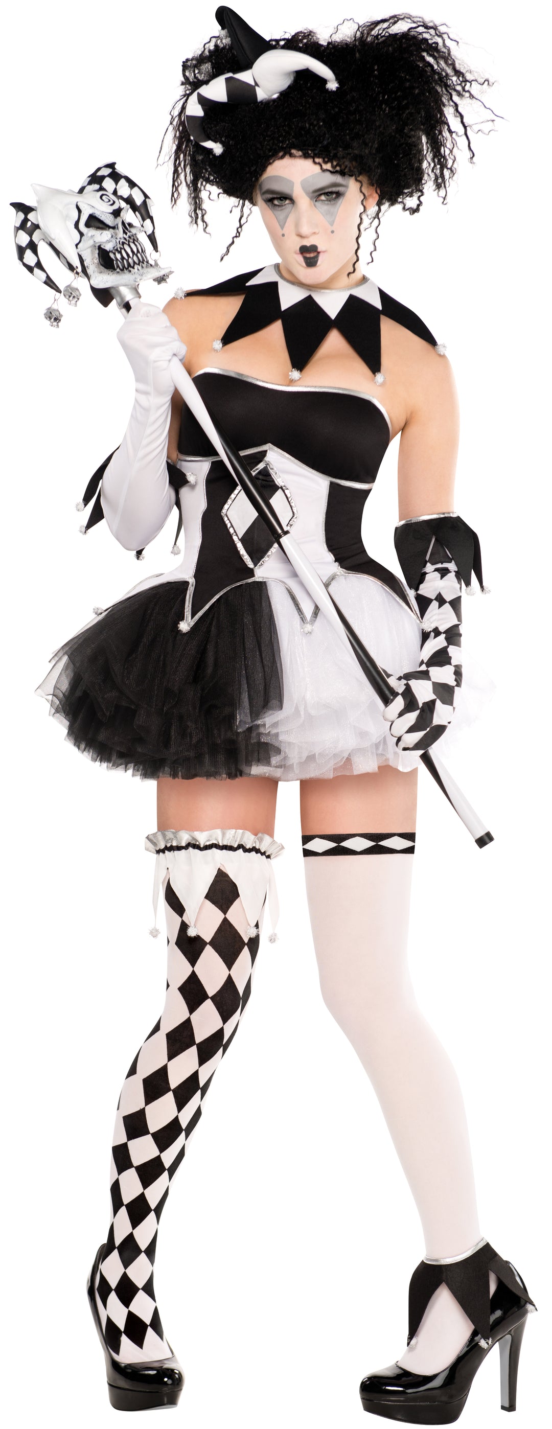 Adults Tricksterina Clown Costume