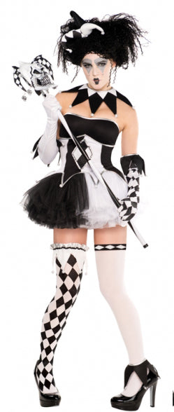 Adults Tricksterina Clown Costume