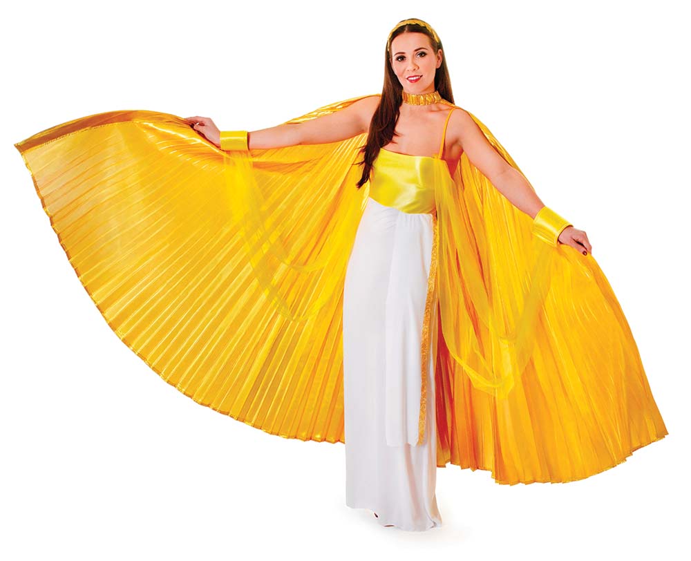 Large Gold Wings Cape Accessory