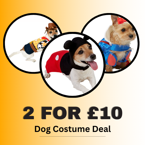 2 For £10 Dog Costume Bundle Deal