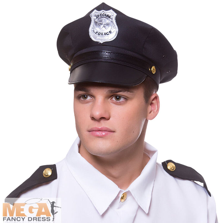 Adults Deluxe Cop Hat