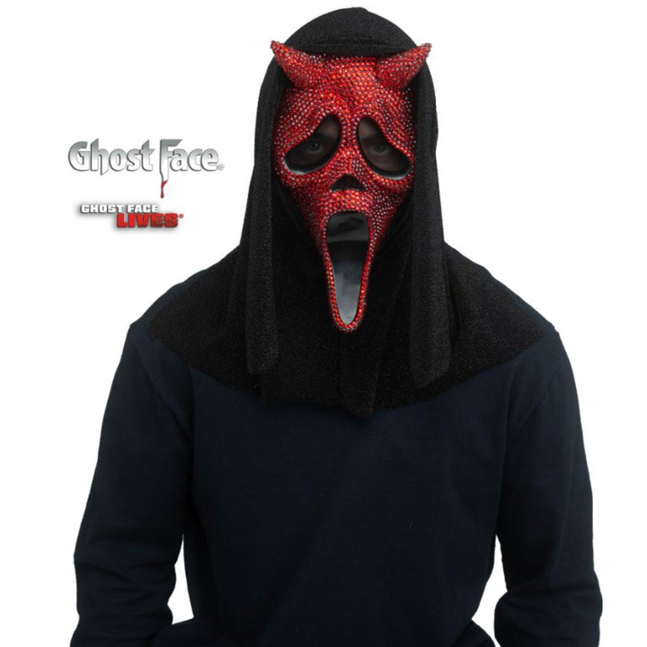 Ghost Face Devil Face Bling Mask