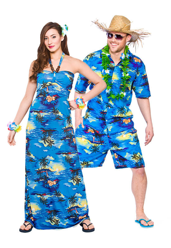 Hawaiian Couples Costume