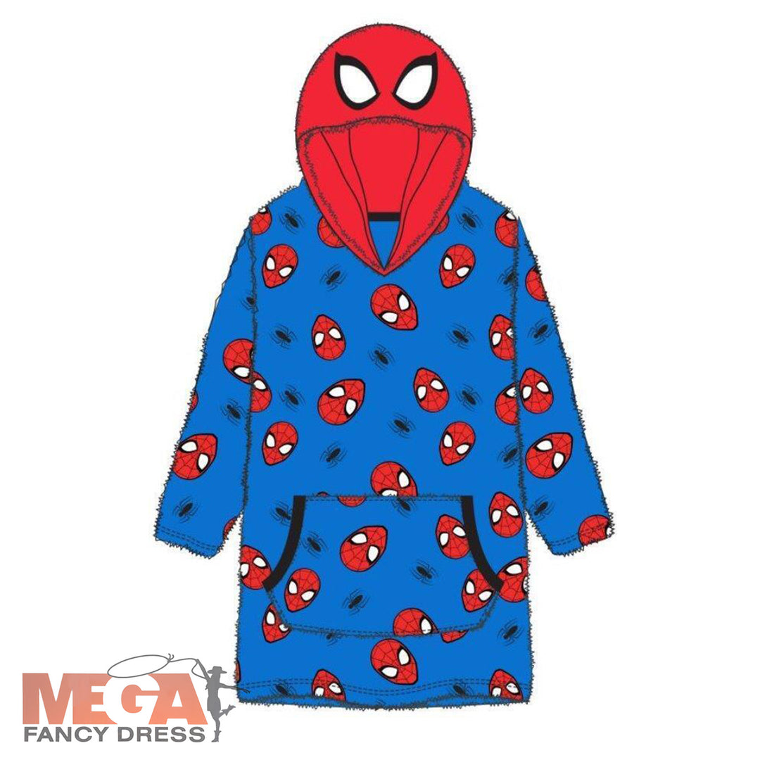 Official Boys Spiderman Oversized Hoodie
