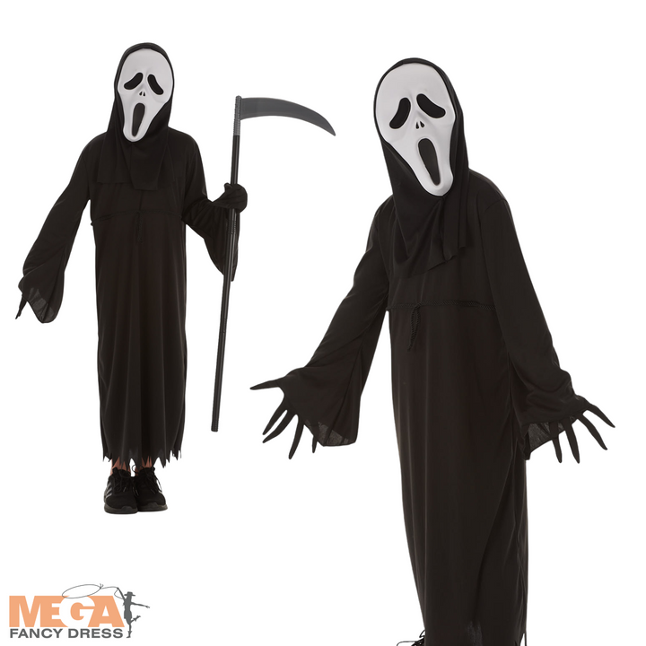Boys Howling Reaper Halloween Fancy Dress Costume