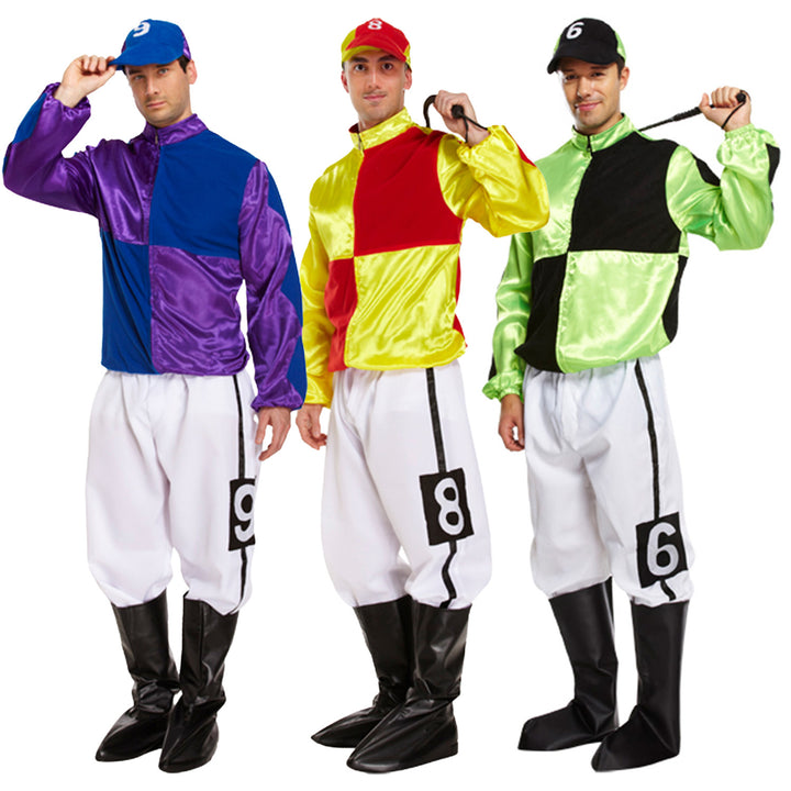 Men's Jockey Fancy Dress Stag Do Costume