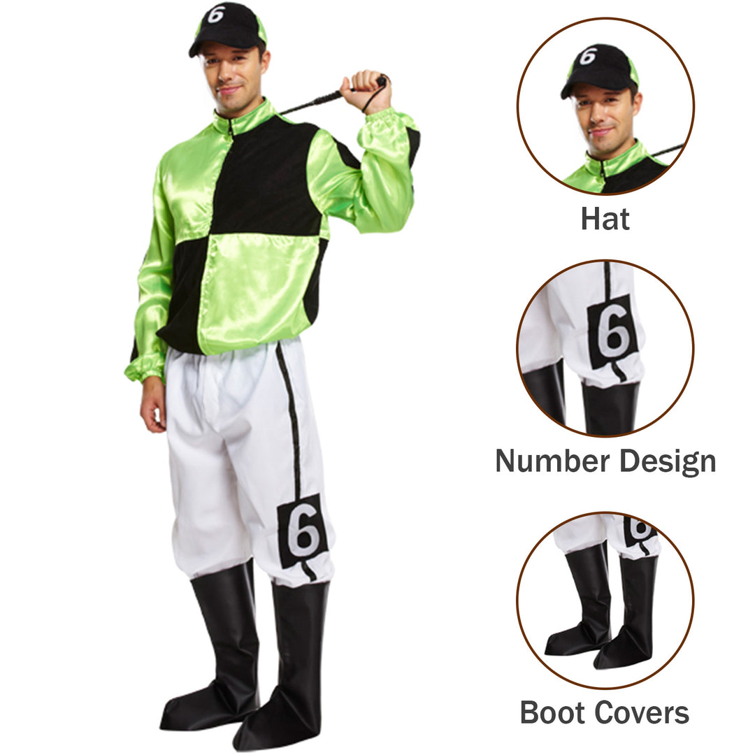 Men's Jockey Fancy Dress Stag Do Costume