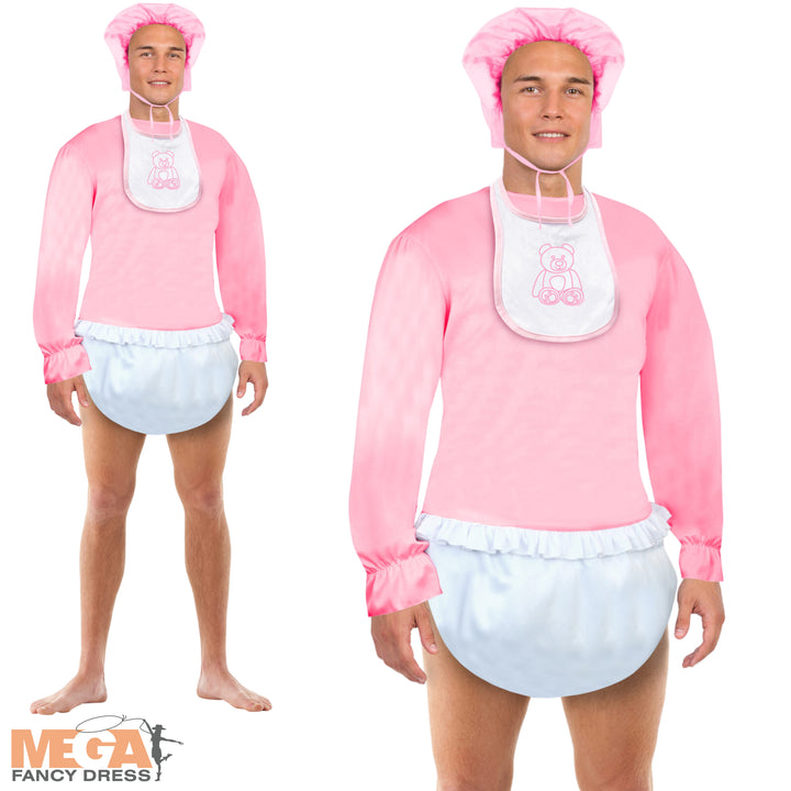 Mens Baby Funny Stag Do Costume