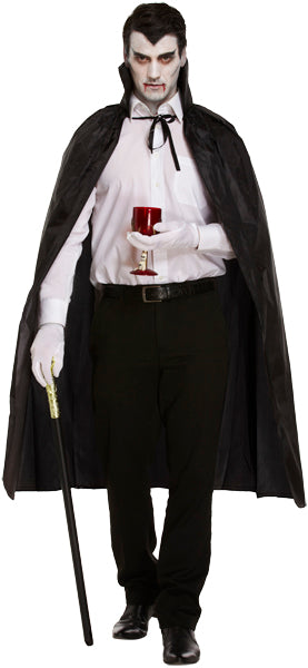 Black Cape Adults Costume