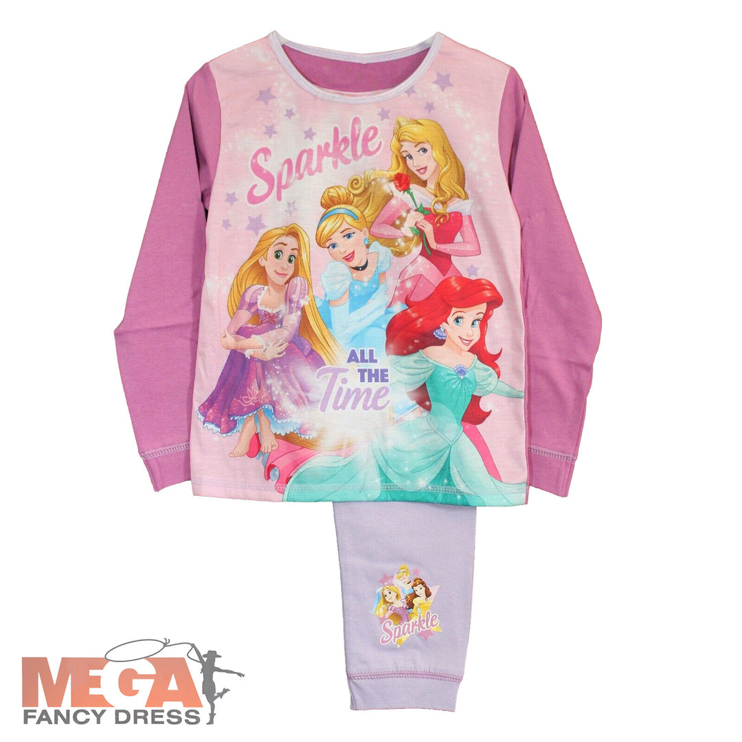 Girls Sparkle All The Time Disney Pyjamas