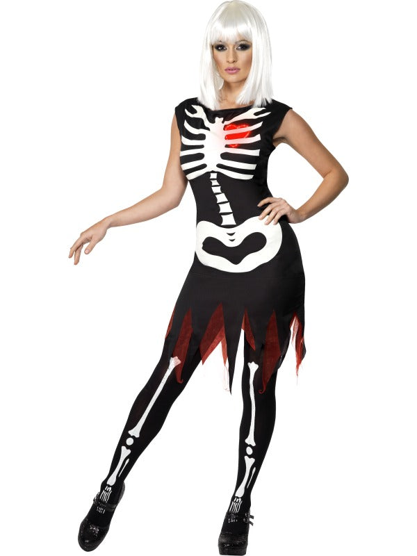 Adult Bright Bones Skeleton + Skeleton Stockings