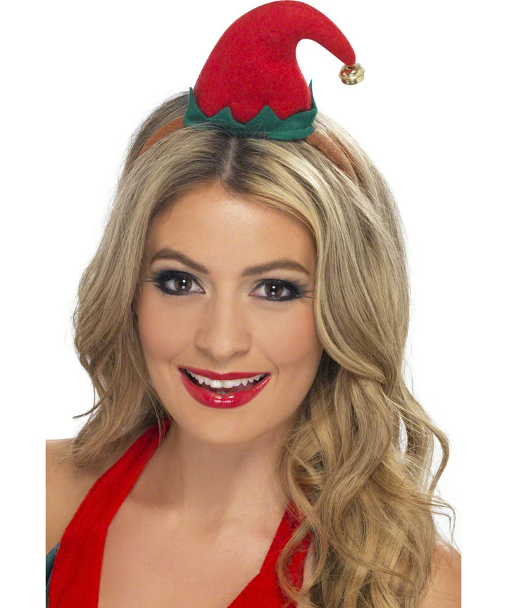 Mini Elf Hat on Headband