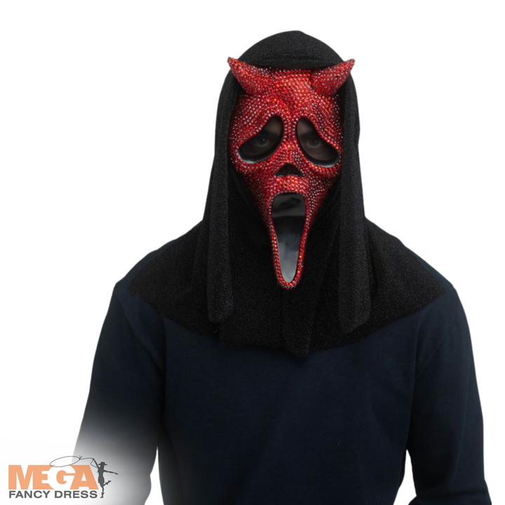 Ghost Face Devil Face Bling Mask