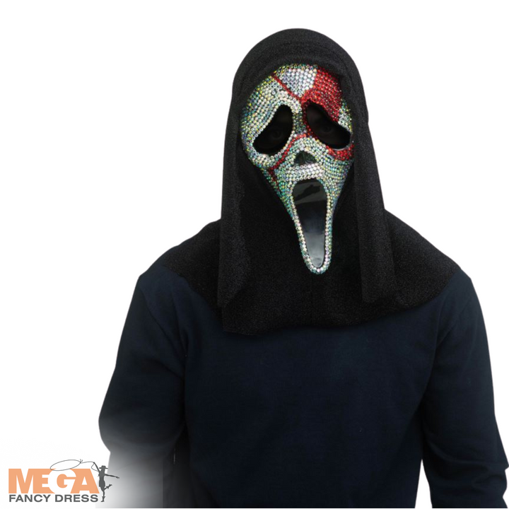 Licensed GhostFace Bloody Bling Mask Costume Accessory