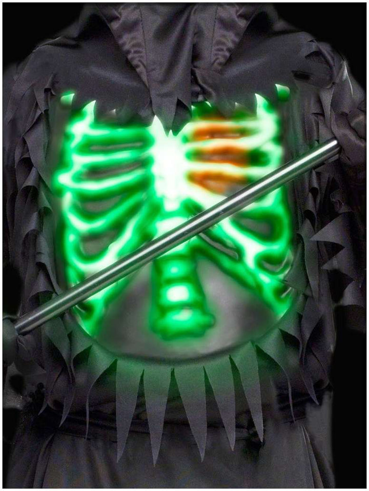 Boys Glow Chest Reaper Costume