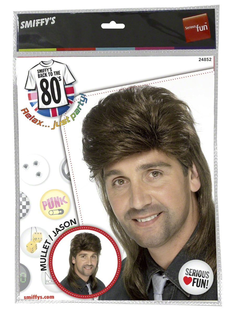 80s Jason Mullet Wig
