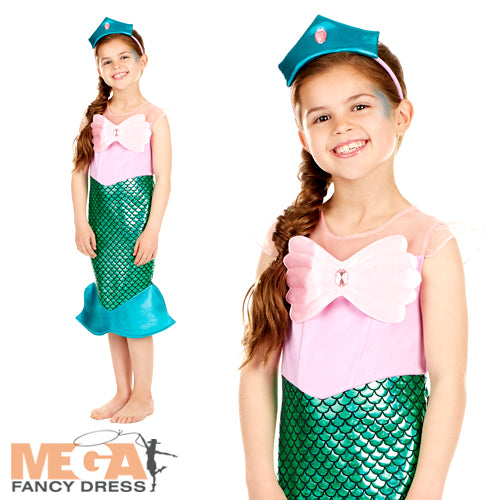 Mermaid Girls Fancy Dress Costume