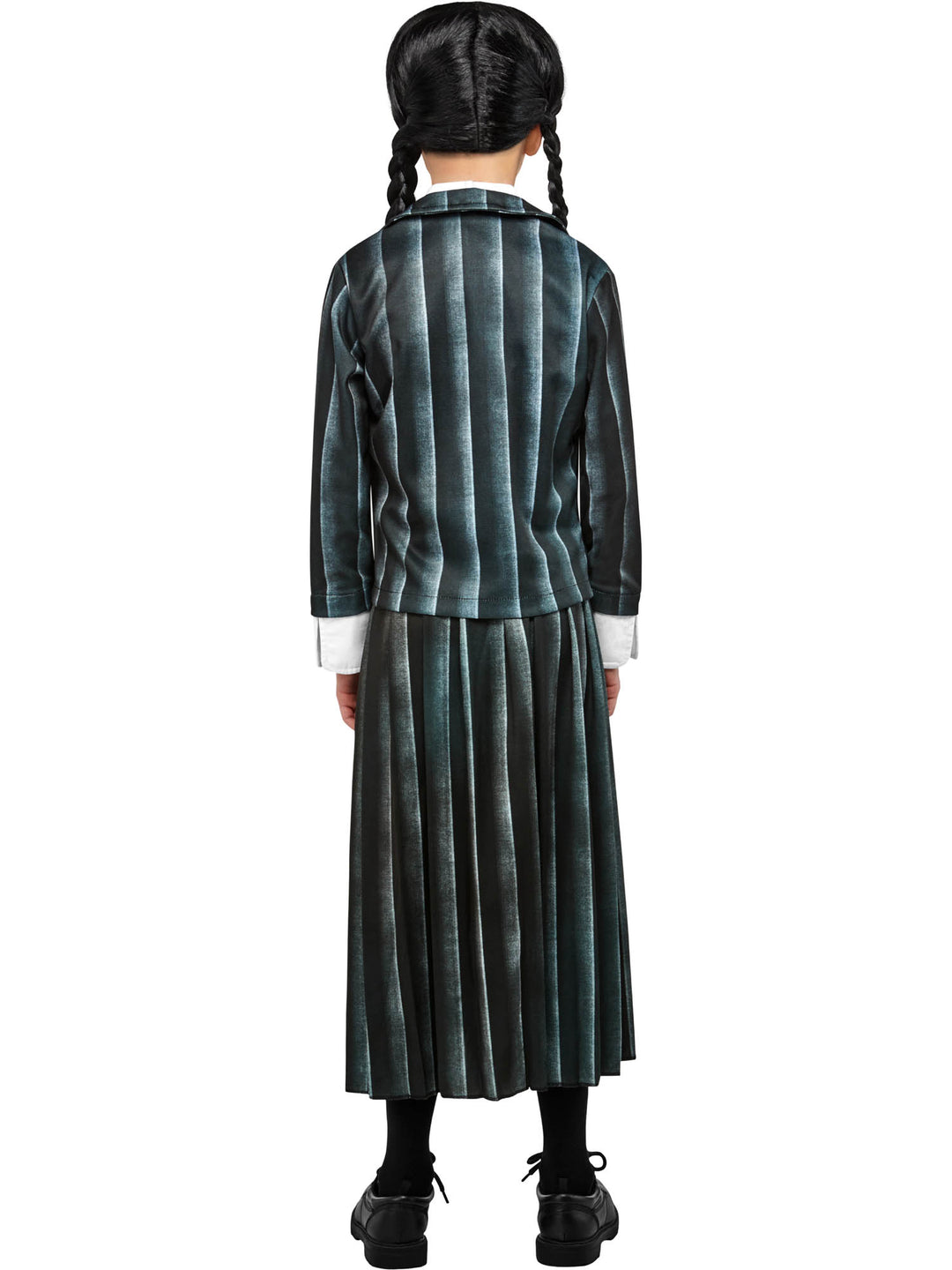 Girls Licensed Wednesday Addams Halloween Costume