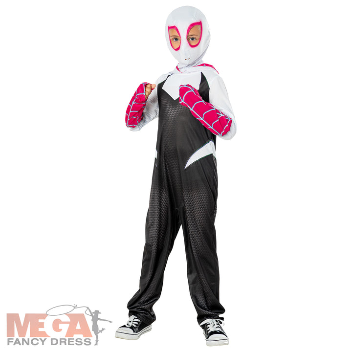 Ghost Spider Costume SV2 Superhero Fancy Dress