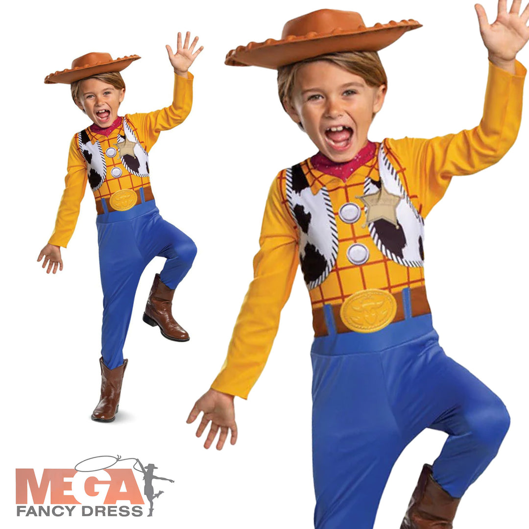 Officially Licensed Boys Disney Toy Story Woody Kids Fancy Dress Costume,