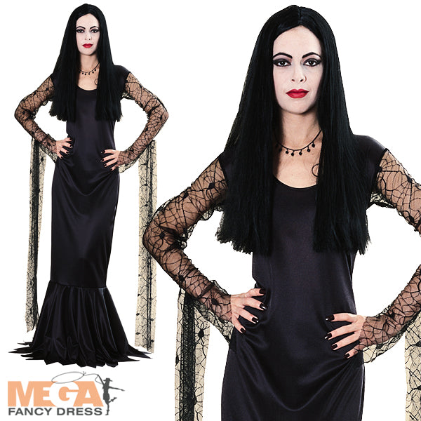 Morticia Addams Fancy Dress TV Character Fancy Dress
