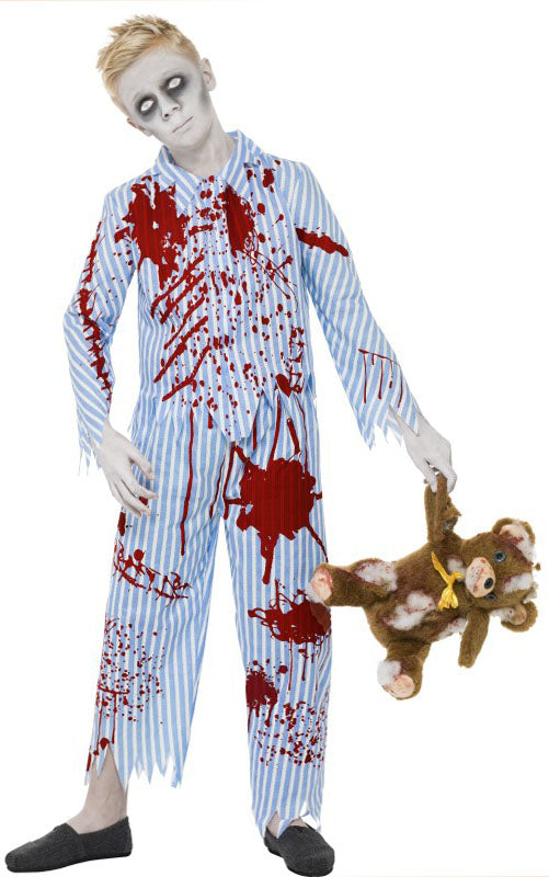 Boys Zombie Pyjama Halloween Costume