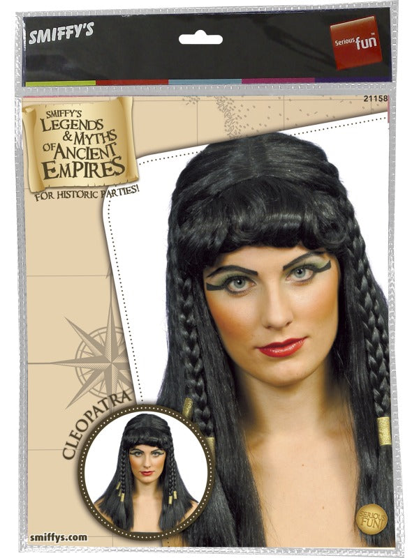 Cleopatra Egyptian Braided Wig Historical Costume Accessory