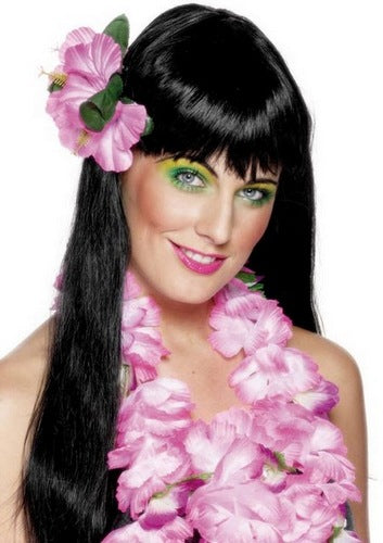 Hawaiian Pink Flower Hair Clip