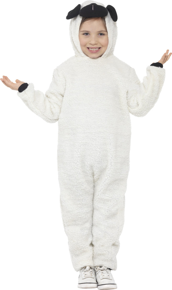 Kids Sheep Farm Animal Lamb Fancy Dress Jumpsuit Costume Outfit